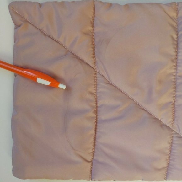 NWT VINCE CAMUTO WOMENS WINTER PUFFER SCARF QUILTED 9" x 62" PINK - Picture 6 of 6